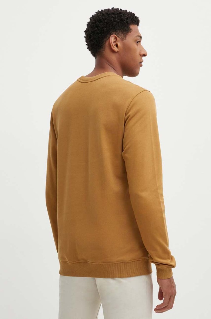 Odzież Fjallraven bluza bawełniana Vardag F87070.232 brązowy