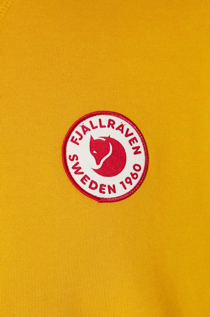 Fjallraven bluza bawełniana 1960 Logo Badge Sweater F87163.161