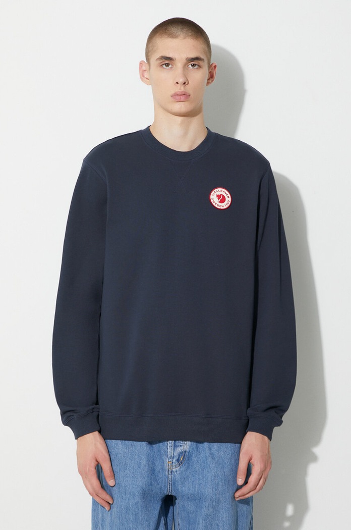 Fjallraven Cotton sweatshirt 1960 Logo navy F87163.555