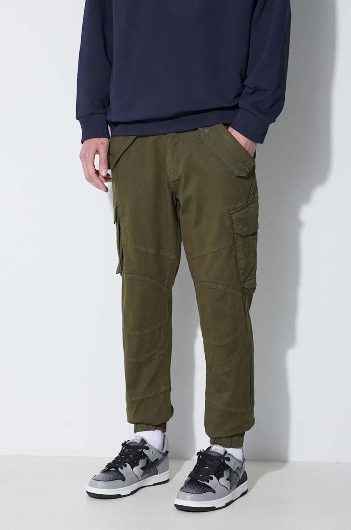 Bavlněná mikina A.P.C. námořnická modř COFDX.H27833