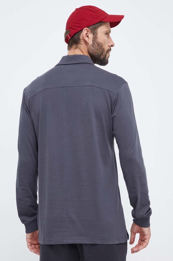 Oblečenie Bavlnené tričko s dlhým rukávom Reebok Classic 100036751 sivá