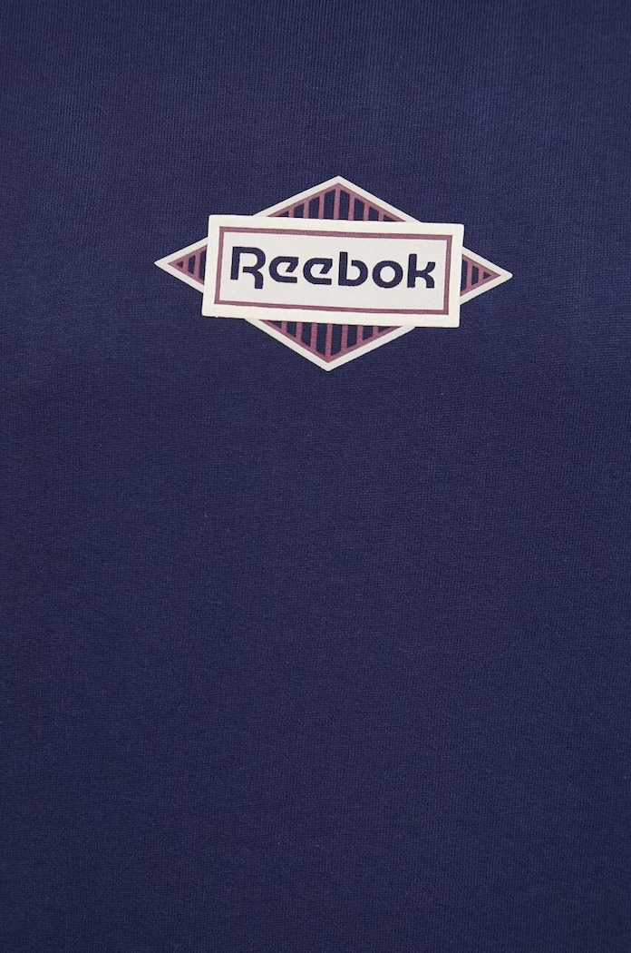 Reebok Classic bluza bawełniana 100036797 granatowy