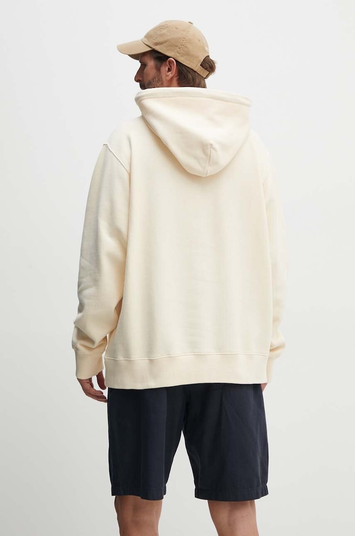 Oblečení Bavlněná mikina Wood Wood Zeus Heaven Hoodie 12335603.2493 béžová