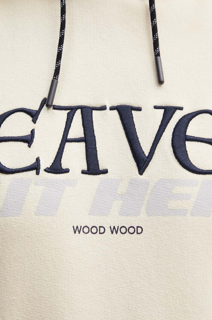 Bavlněná mikina Wood Wood Zeus Heaven Hoodie 12335603.2493 béžová