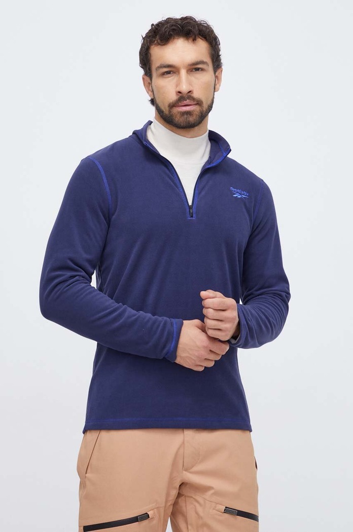 Sportska dukserica Reebok bez uzorka mornarsko plava 100042848