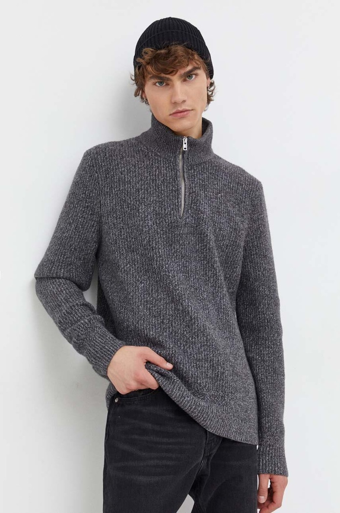 Abercrombie & Fitch sweter pozostałe szary KI120.3303.130