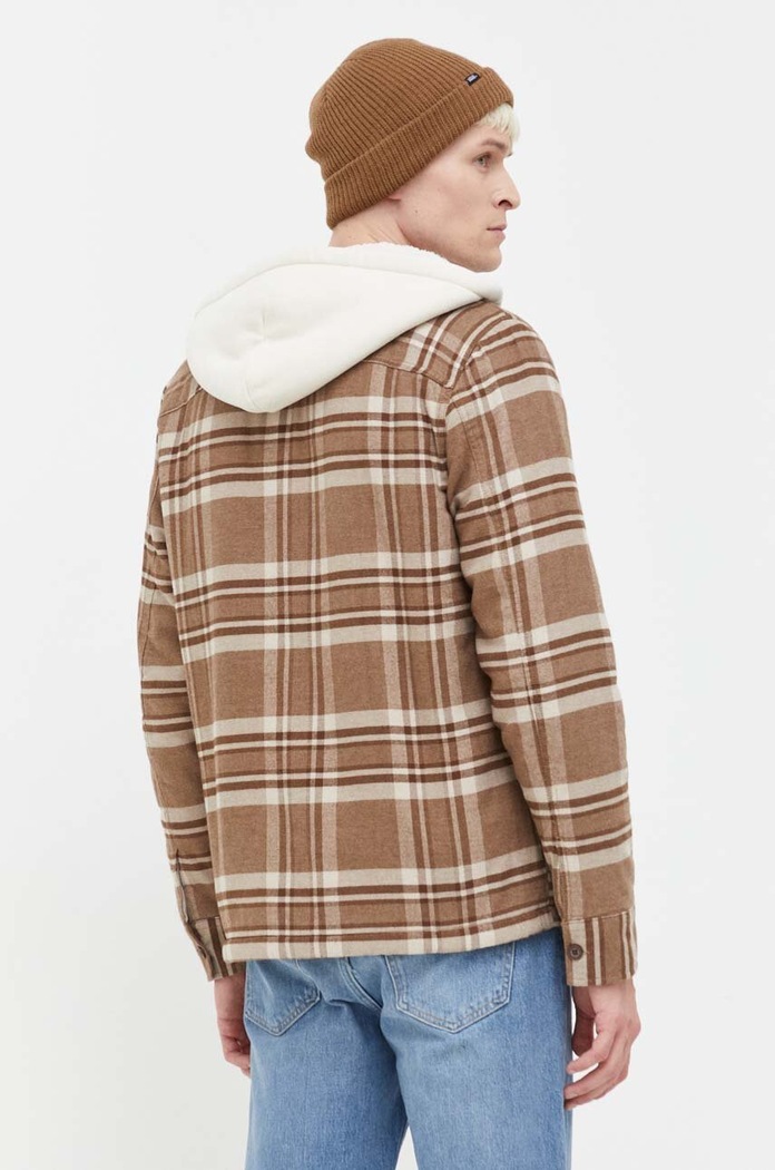 Odzież Hollister Co. koszula KI325.3120.428 brązowy