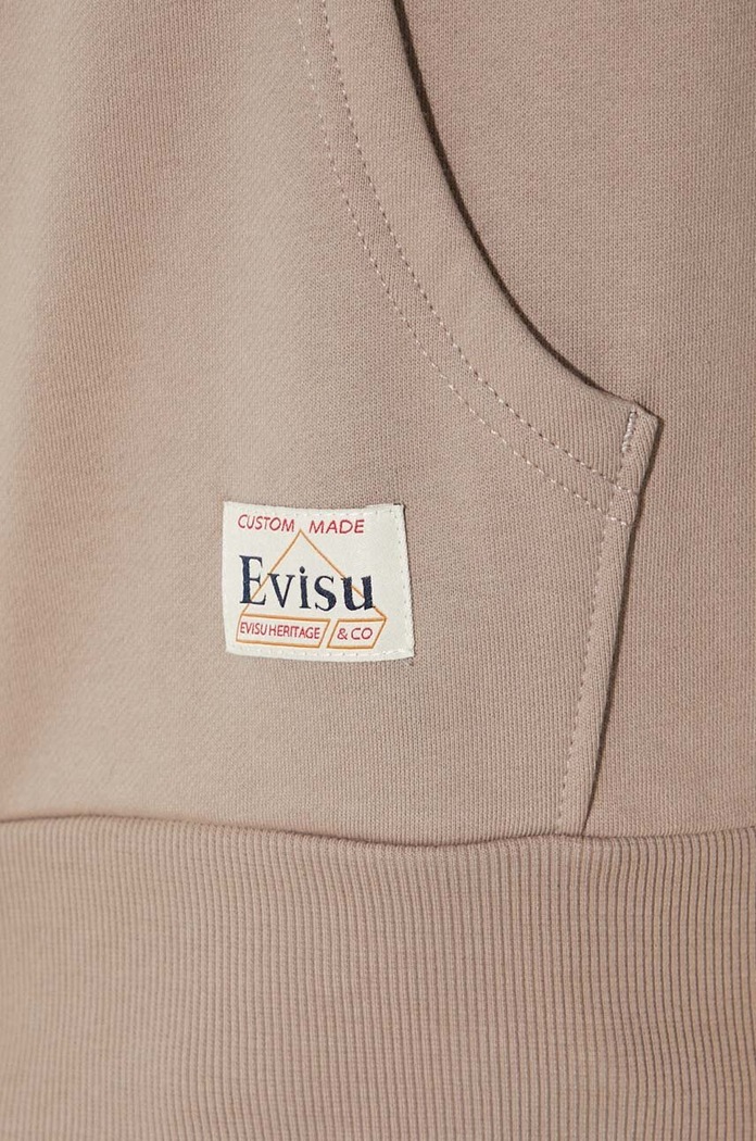 Evisu cotton sweatshirt Double Kamon EMB 2EAHTM3SW1076RXCT