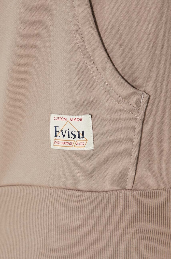 Evisu cotton sweatshirt Double Kamon EMB 2EAHTM3SW1076RXCT
