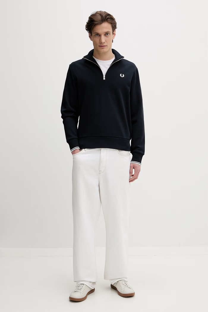 Fred Perry bluză M3574.608 bleumarin AA00