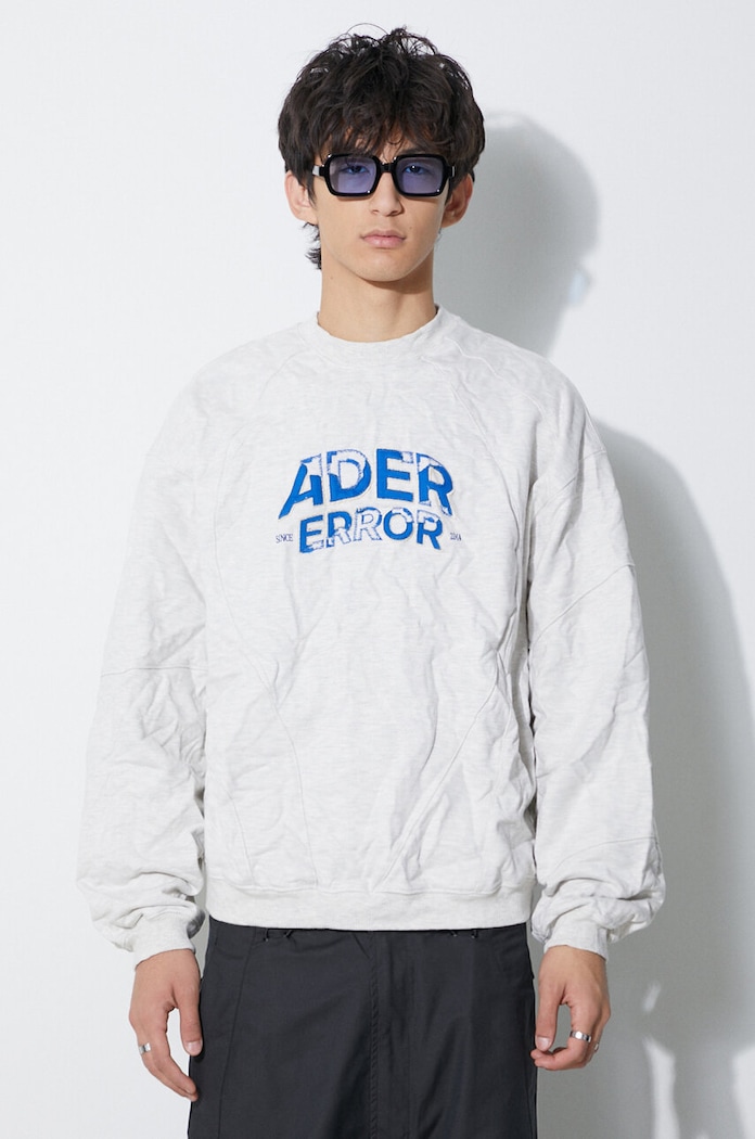 Ader Error sweatshirt Edca Logo other gray BMADFWSW0106