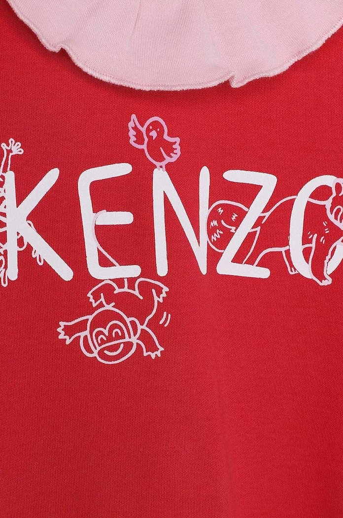 DÍVKA Kojenecké body Kenzo Kids K97055 červená