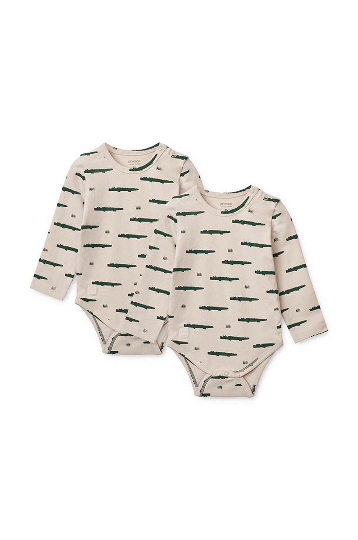 Liewood body bebe 2-pack Produs pentru bebe bej LW17703