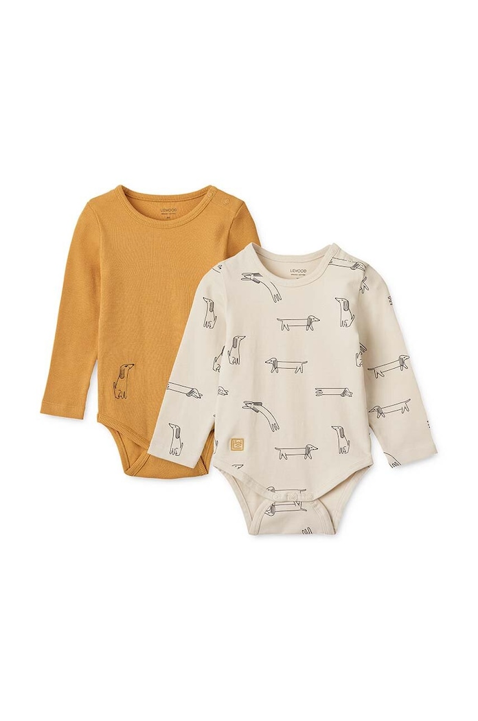Liewood body bebe 2-pack Produs pentru bebe bej LW17703