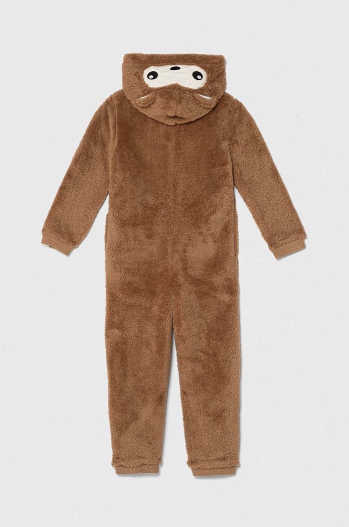 Ολόσωμη φόρμα μωρού United Colors of Benetton 3WK60T01L.G.SEASONAL καφέ AW23