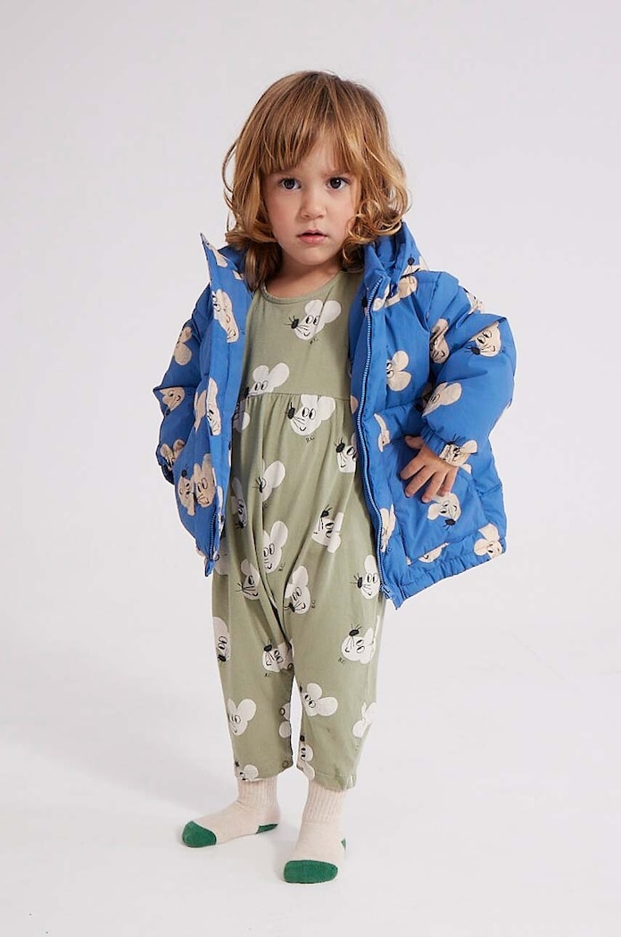 Bobo Choses salopete bebelusi din bumbac Produs pentru bebe verde 223AB077