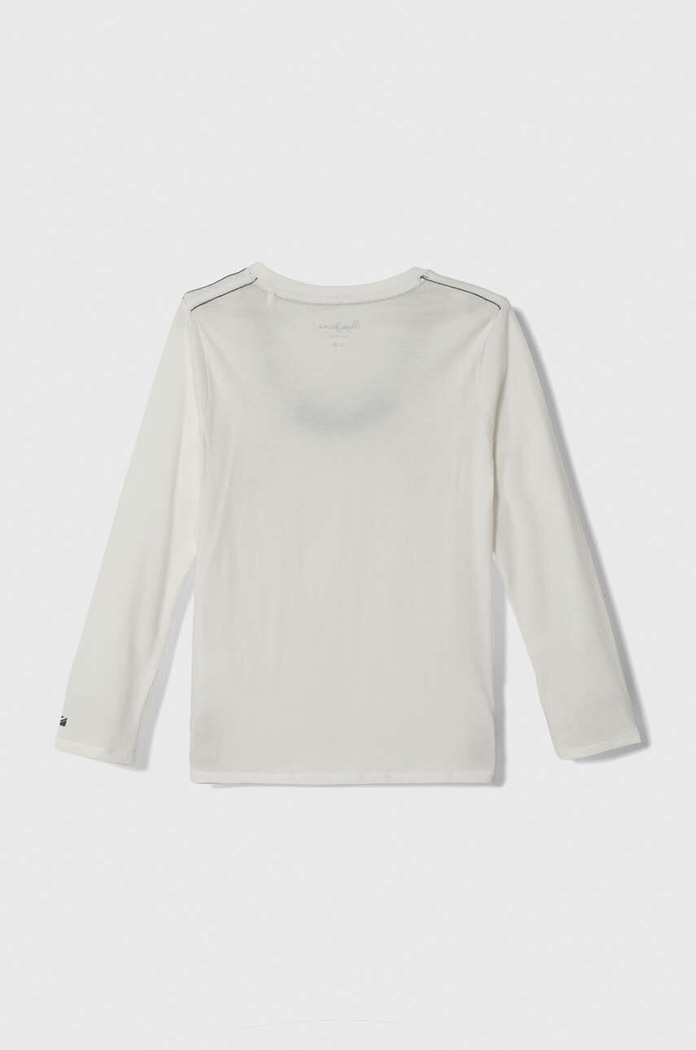 Pepe Jeans longsleeve bawełniany dziecięcy PB503730 biały AW23