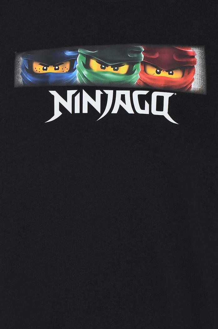 Chłopiec Lego longsleeve bawełniany dziecięcy 12010892 czarny
