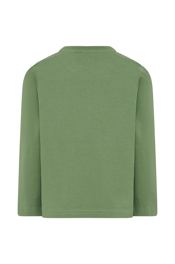 Lego longsleeve din bumbac pentru copii 12010906 verde AW23