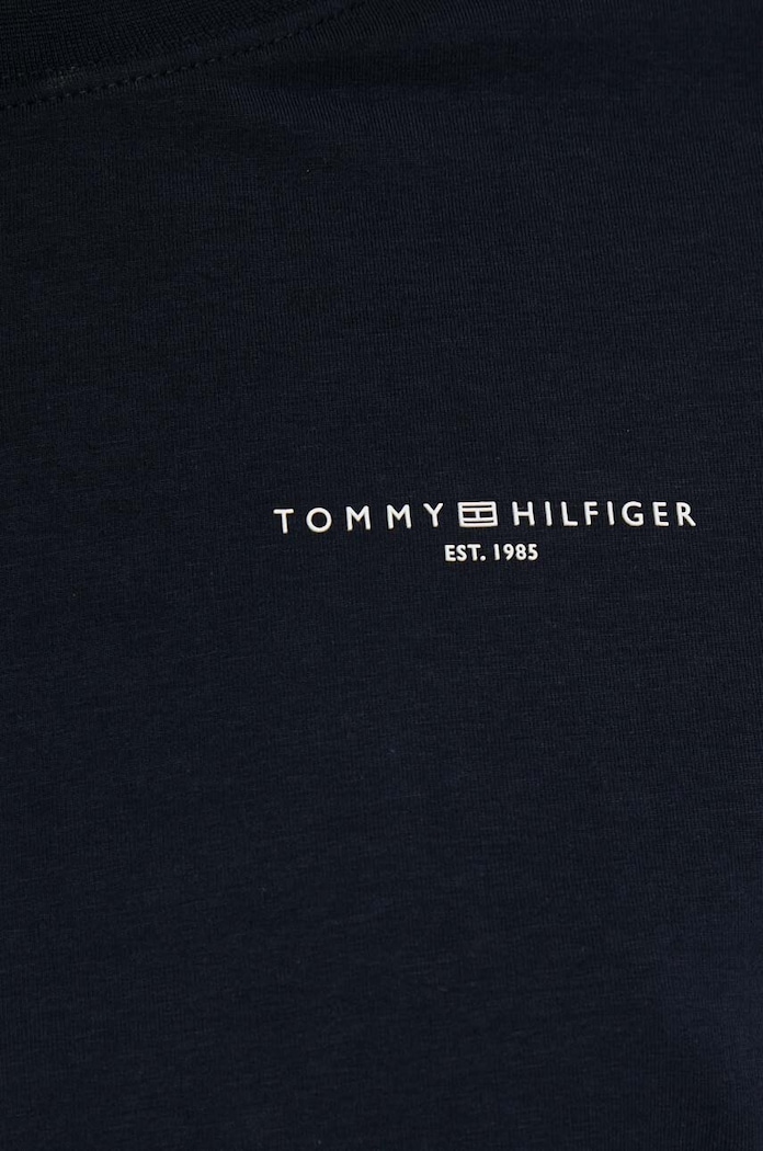 Majica z dolgimi rokavi Tommy Hilfiger WW0WW39784 mornarsko modra