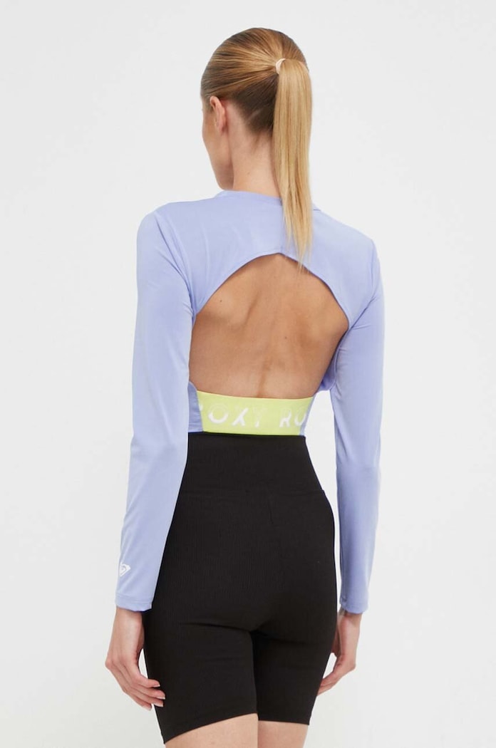 Îmbrăcăminte Roxy Longsleeve de antrenament Bold Moves x Mizuno ERJKT04067 albastru