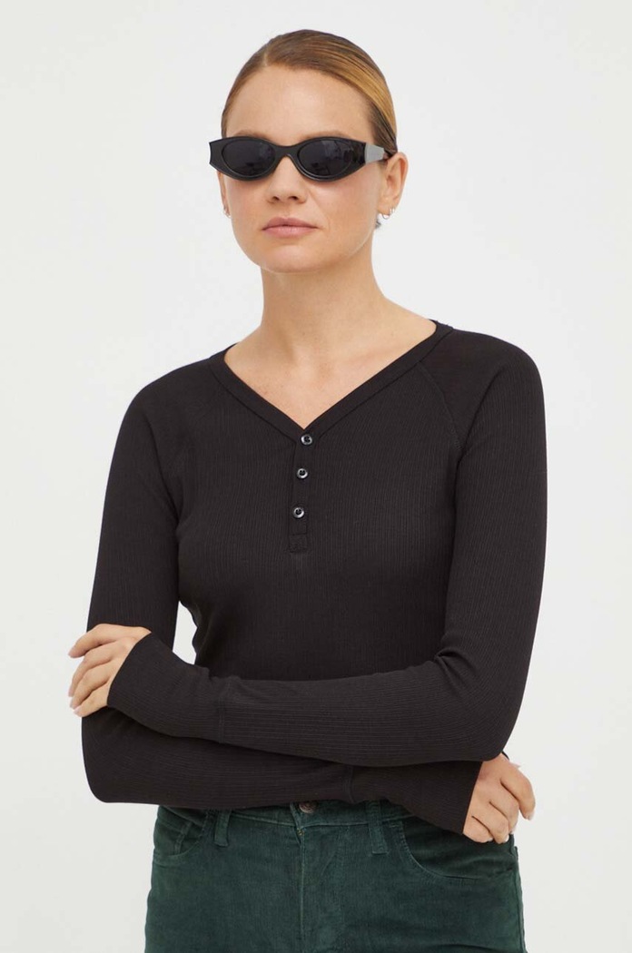 G-Star longsleeve bawełniany D23342.D289 czarny