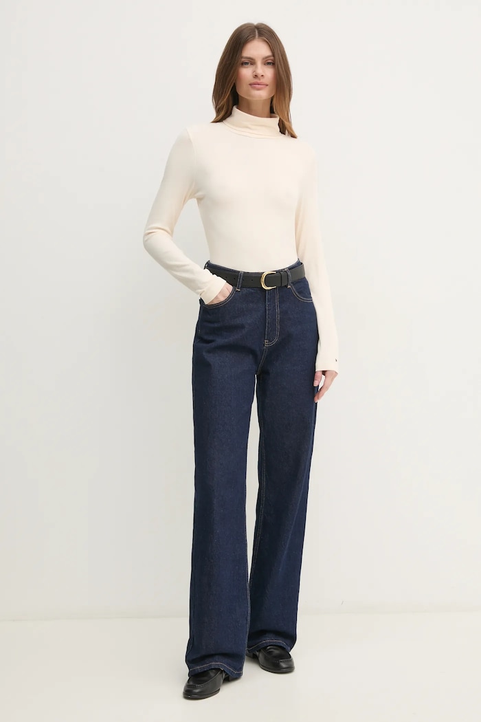 Tommy Hilfiger longsleeve WW0WW39826 bej AW25