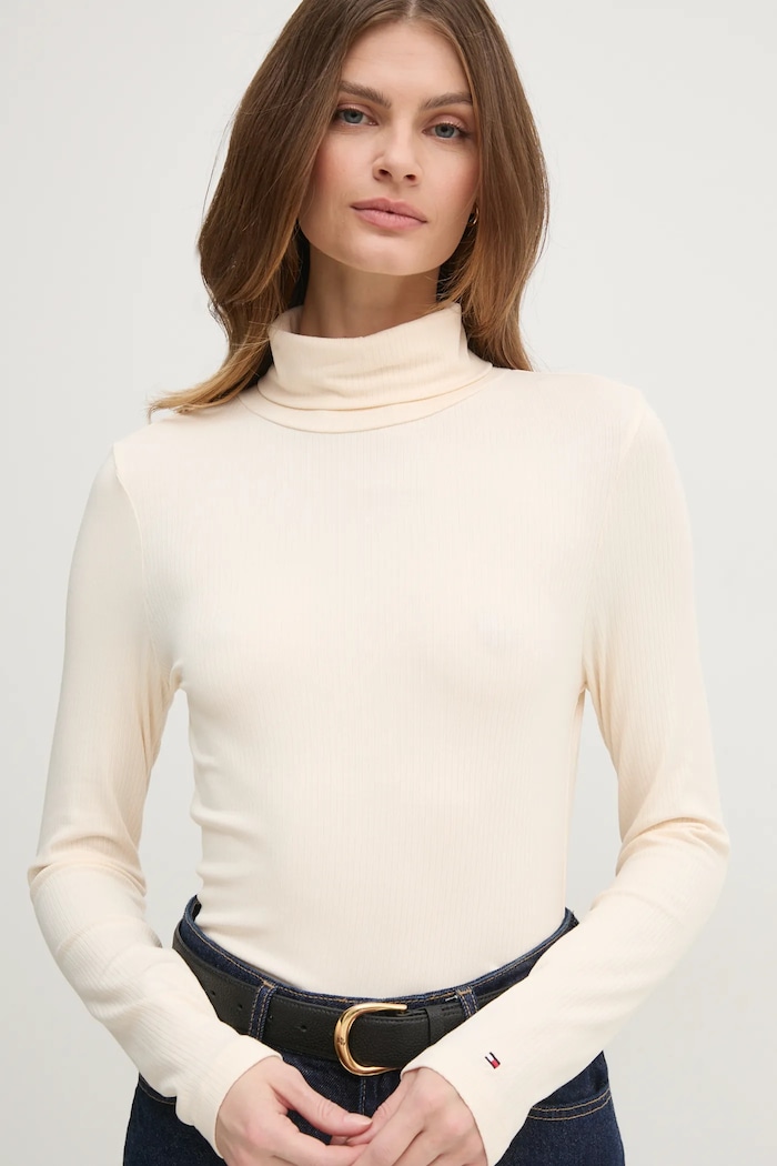 Tommy Hilfiger longsleeve bej WW0WW39826