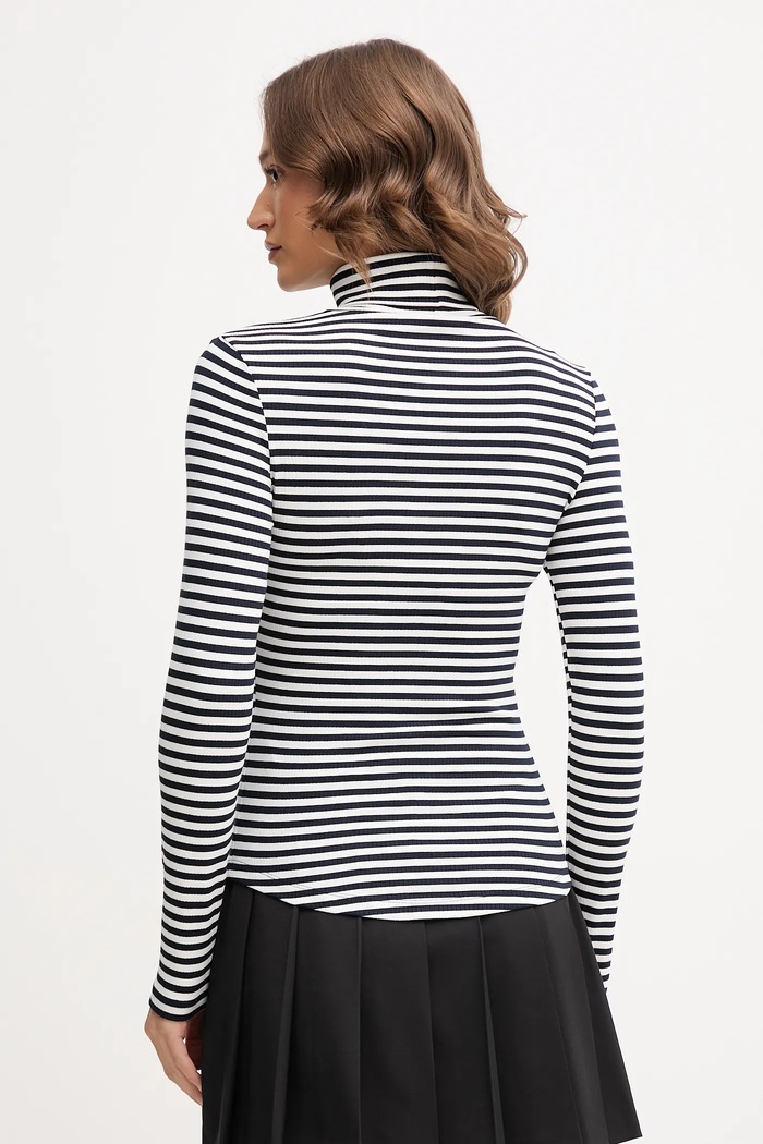 Oblečenie Tričko s dlhým rukávom Tommy Hilfiger WW0WW39826 tmavomodrá