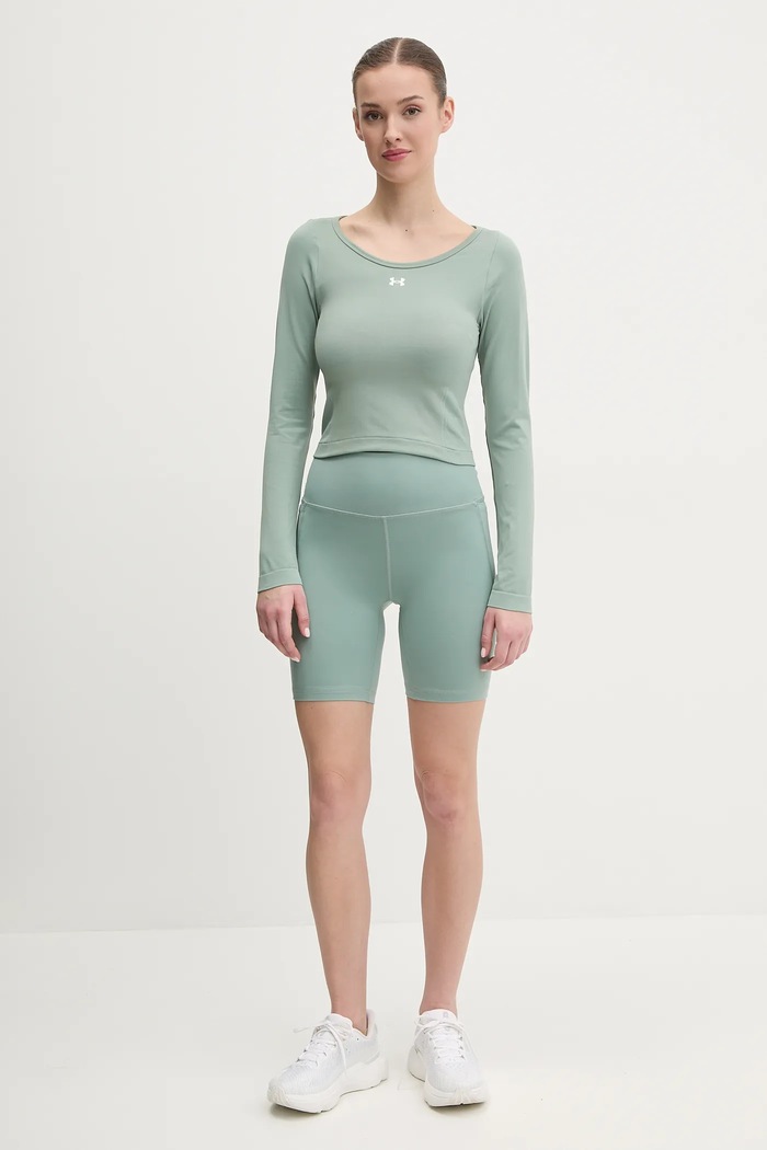 Majica dugih rukava za trening Under Armour Train Seamless 1379150 zelena SS25