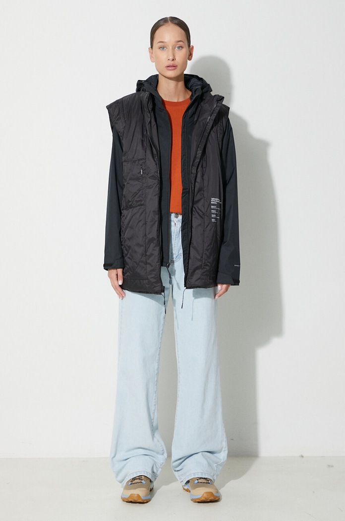 Bavlnené tričko s dlhým rukávom Fjallraven 1960 Logo F86989.243 oranžová AW23