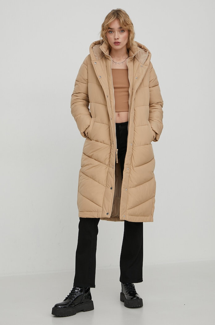 Tričko s dlhým rukávom Hollister Co. KI339.3285.400 hnedá AW23