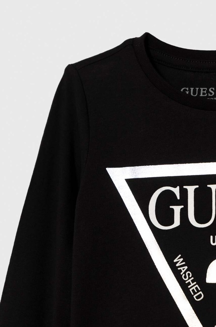 BIMBA Guess longsleeve in cotone bambino/a K84I18.K8HM0.9BYX nero