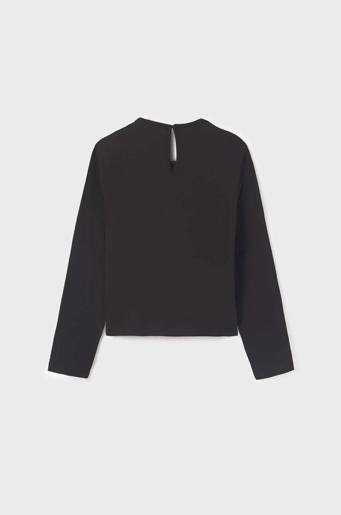 Mayoral longsleeve dziecięcy 7043.8B.Junior.9BYX czarny AW23