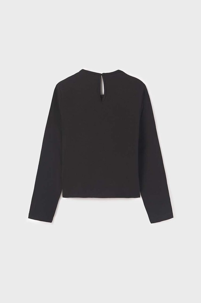 Mayoral longsleeve dziecięcy 7043.8B.Junior.9BYX czarny AW23