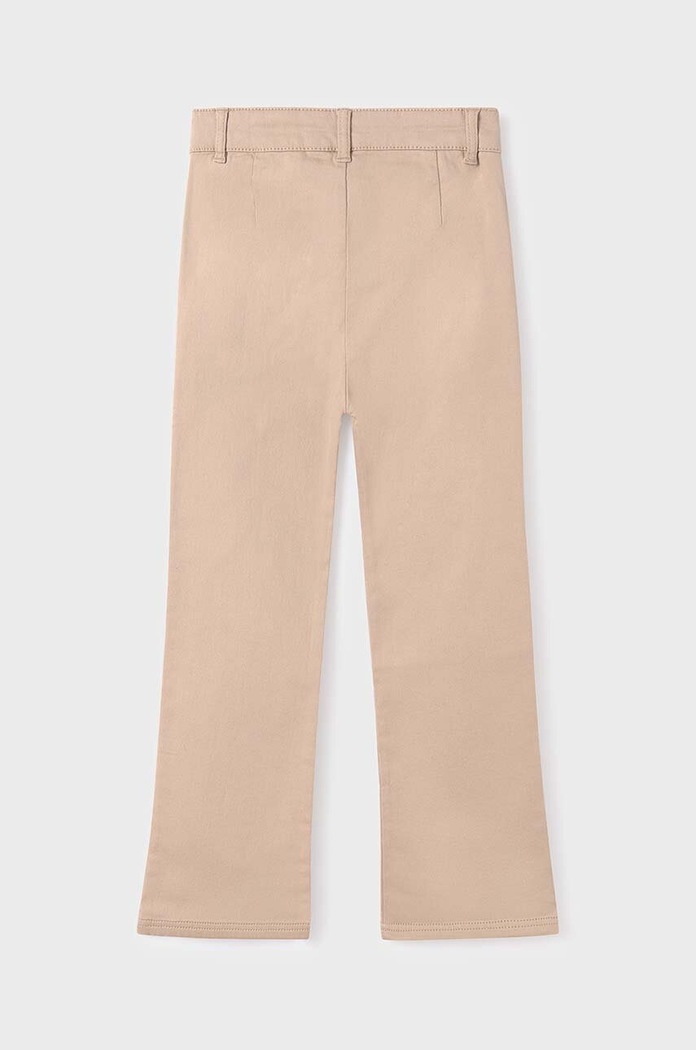 Mayoral Pantaloni regulați copii din bumbac 7504.8C.Junior.9BYX bej AW23