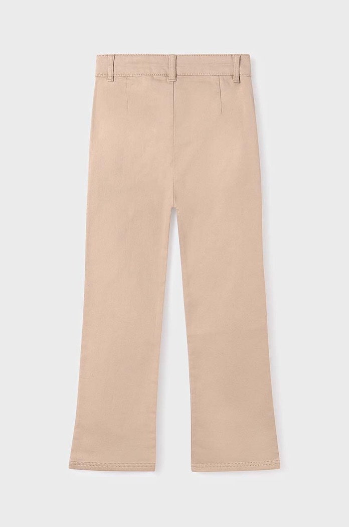 Mayoral Pantaloni regulați copii din bumbac 7504.8C.Junior.9BYX bej AW23