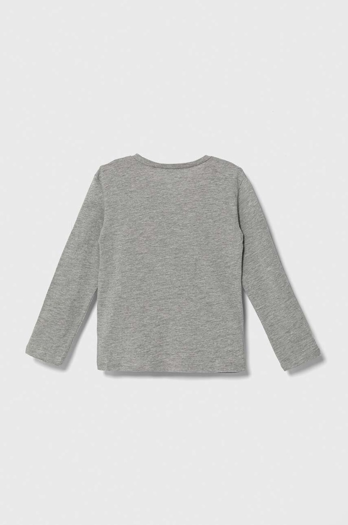 United Colors of Benetton longsleeve bawełniany dziecięcy 3VR5G10AY.P.SEASONAL szary AW23