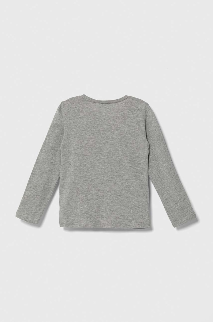 United Colors of Benetton longsleeve bawełniany dziecięcy 3VR5G10AY.P.SEASONAL szary AW23