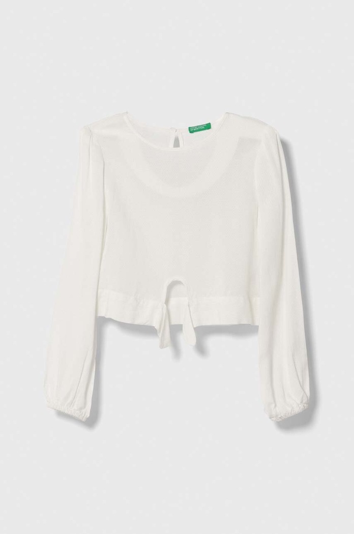 United Colors of Benetton bluza dziecięca pozostałe biały 5FBKCQ01O.G.SEASONAL