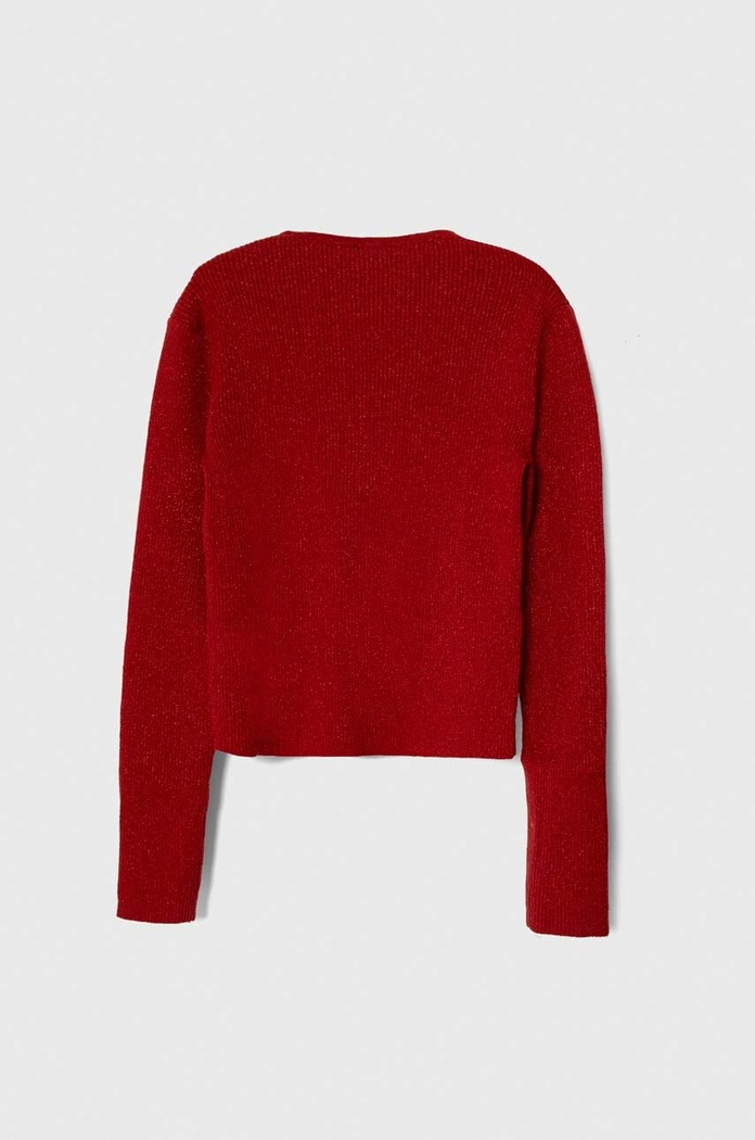 Παιδικό πουλόβερ United Colors of Benetton 15BJC106C.G.SEASONAL κόκκινο AW23