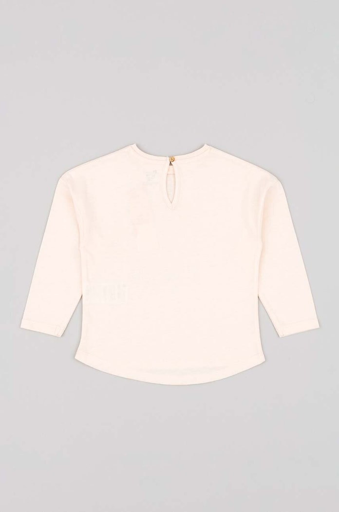 Pamučna majica dugih rukava za bebe zippy 3105568701 roza AW23