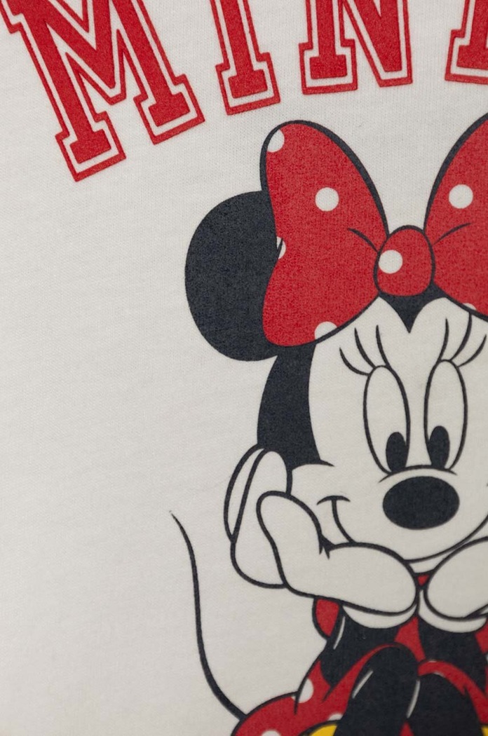 Djevojčice Pamučna majica dugih rukava za bebe zippy x Disney 3105654001 bijela