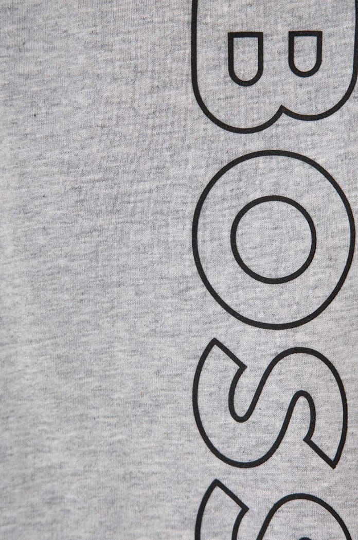 Chłopiec BOSS longsleeve bawełniany niemowlęcy J05A21.60.81 szary