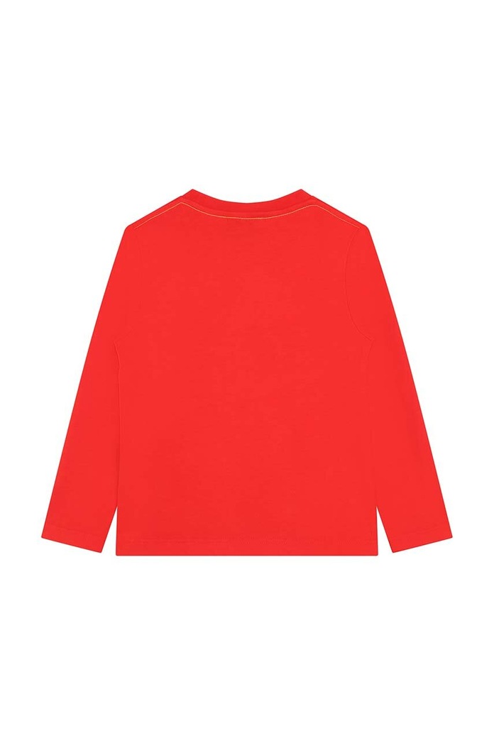 Marc Jacobs longsleeve bawełniany dziecięcy W25602.86.108 czerwony AW23