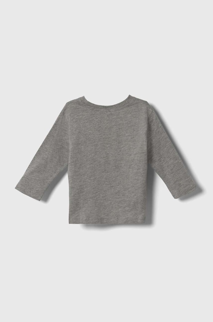 United Colors of Benetton gyerek pamut hosszú ujjú felső 3VR5G10AT.P.SEASONAL szürke AW23