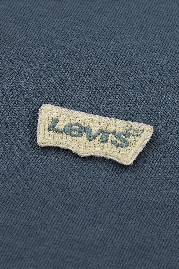 Момче Levi's блуза с дълги ръкави за деца с памук GRAPHIC TEE SHIRT 8EC706 тъмносин