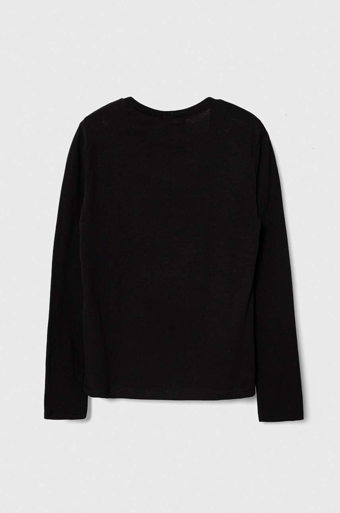 Dětské bavlněné tričko s dlouhým rukávem United Colors of Benetton x Disney 3VR5C10GQ.G.SEASONAL černá AW23