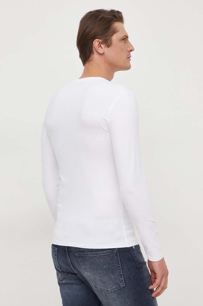Ρούχα Longsleeve Guess M2YI08.J1314 λευκό