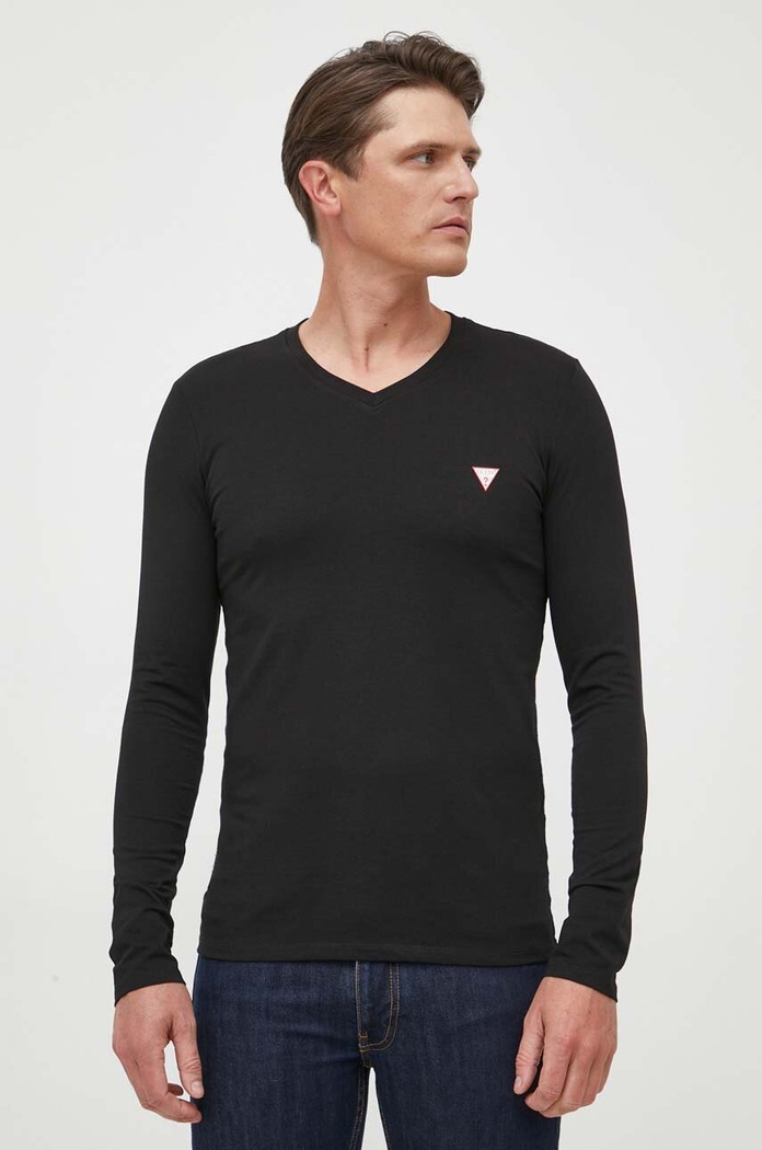 Guess longsleeve negru M2YI08.J1314